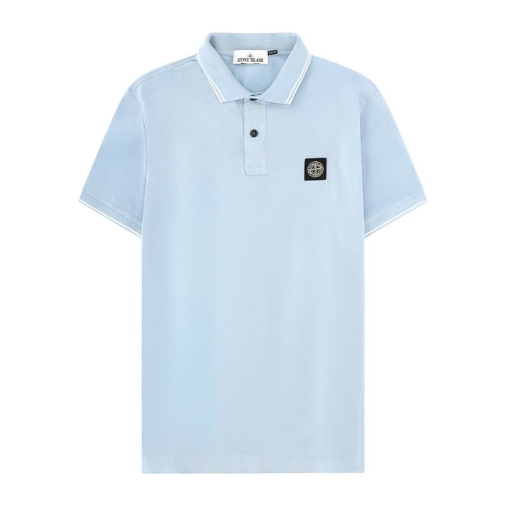 Stone Island Men Polo With Logo